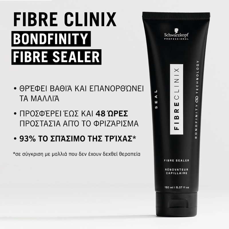 Schwarzkopf Fibre Clinix Bondfinity Fibre Sealer 30ml – Leave-In Κρέμα Σφραγίσματος για Σπασμένες Άκρες - Image 4