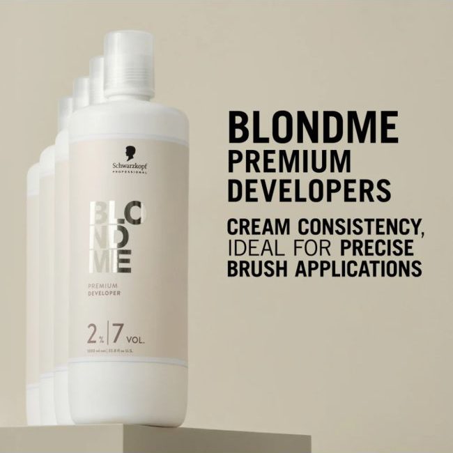 Schwarzkopf Professional BlondMe Premium Developer 9% 1000ml (30Vol) – Οξυζενέ για Έντονο Ξάνοιγμα - Image 2
