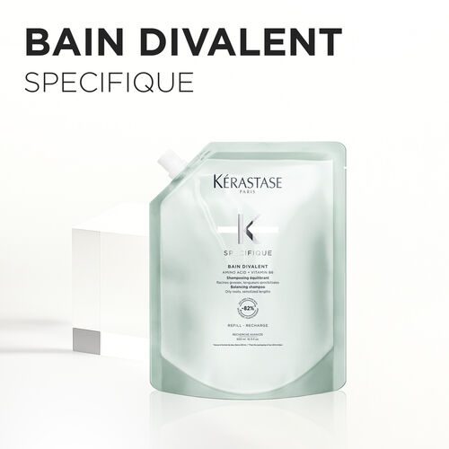 Kérastase Specifique Bain Divalent Refill 500ml – Σαμπουάν Εξισορρόπησης για Λιπαρές Ρίζες & Ταλαιπωρημένα Μήκη - Image 4