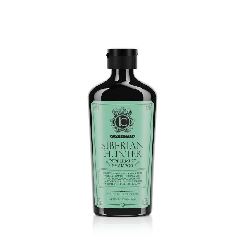 Lavish Hair Care Siberian Hunter Shampoo 300ml – Σαμπουάν Μέντας για Δροσιά & Φρεσκάδα