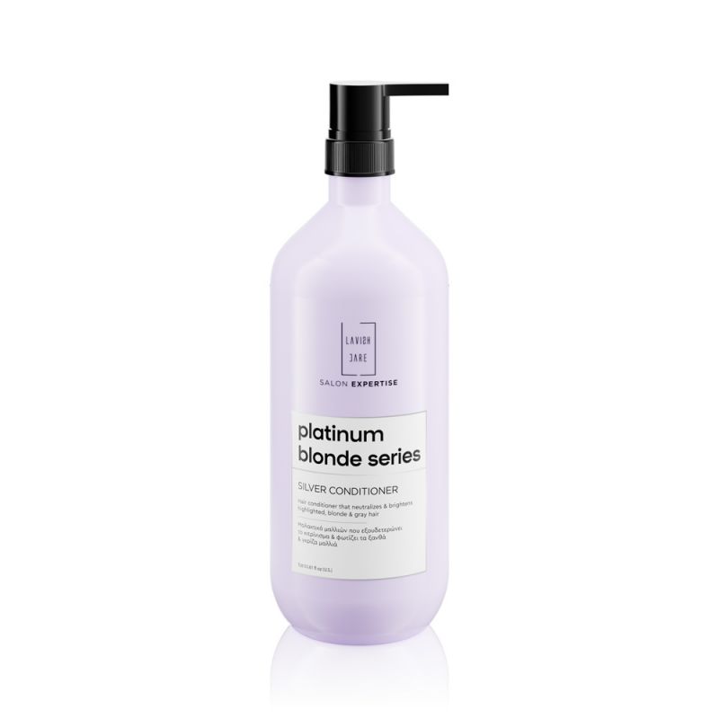 Salon Expertise Platinum Blonde Series Silver Conditioner 1000ml – Silver Conditioner για Ξανθά & Γκρίζα Μαλλιά