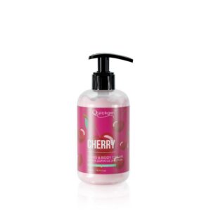Quickgel Cherry Hand & Body Cream 300ml – Φρουτώδης Φροντίδα για Καθημερινή Χρήση