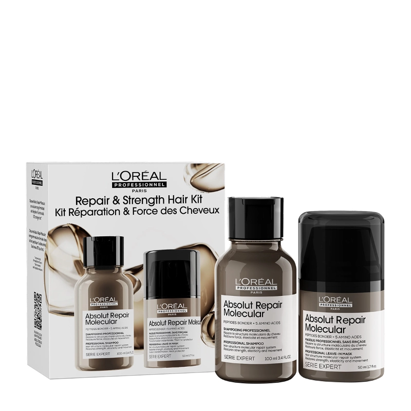 L'Oréal Professionnel Absolut Repair Molecular Mini Duo Set – Σετ Μοριακής Επανόρθωσης Μαλλιών (Shampoo 100ml & Leave-In Mask 50ml)