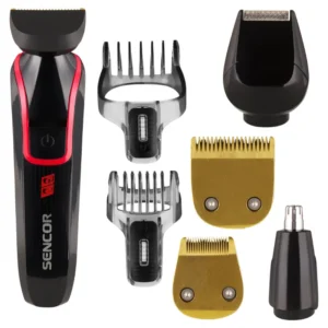 Sencor SHP 6201RD Men’s Electric Clipper Set – Σετ Τρίμερ για Μαλλιά, Γένια & Σώμα με 6 Εξαρτήματα