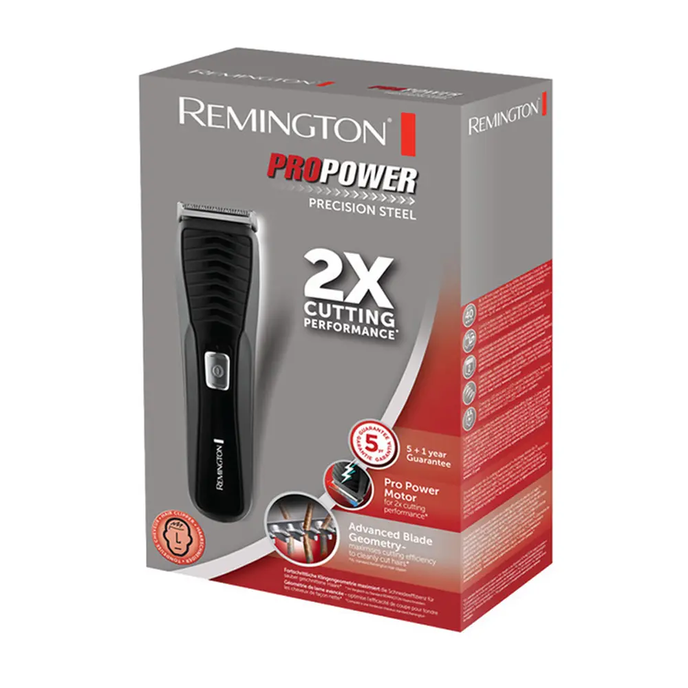 Remington HC7110 Pro Power Μαύρη – Επαναφορτιζόμενη Κουρευτική Μηχανή με Ατσάλινες Αυτοακονιζόμενες Λεπίδες - Image 3