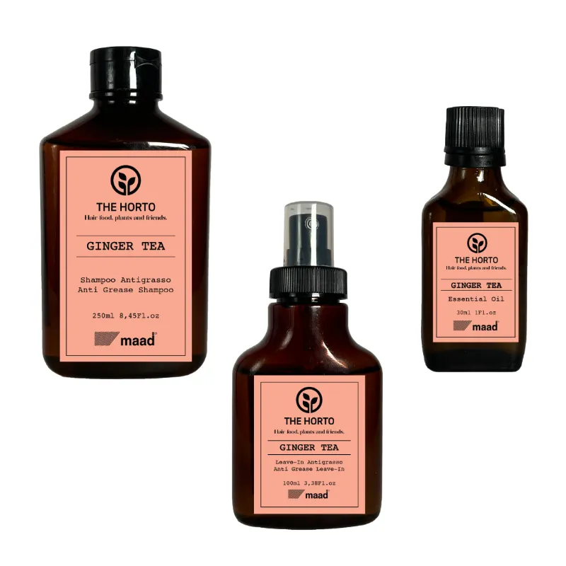 MAAD The Horto Ginger Tea Shampoo 250ml – Σαμπουάν κατά της Λιπαρότητας για Εξισορρόπηση του Τριχωτού - Image 3