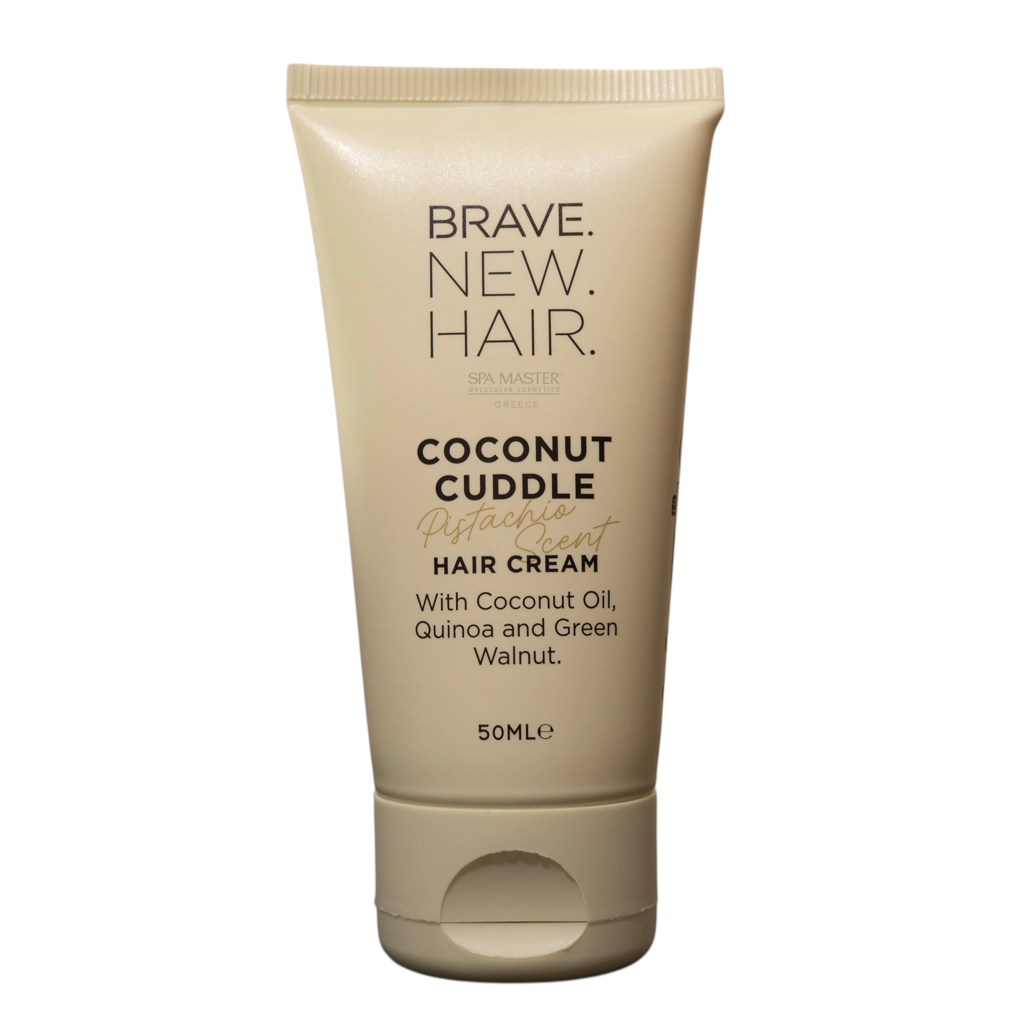 Brave New Hair Coconut Cuddle Pistachio Scent 50ml – Ενυδατική Κρέμα Μαλλιών Χωρίς Ξέβγαλμα με Άρωμα Φιστίκι