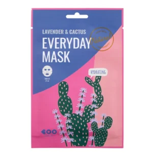 DEARBOO Lavender & Cactus Everyday Mask 27ml – Κορεάτικη Υφασμάτινη Μάσκα Καταπράυνσης & Ενυδάτωσης