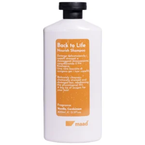 MAAD Back to Life Shampoo Nutriente 400ml – Θρεπτικό Σαμπουάν για Θαμπά & Χημικά Επεξεργασμένα Μαλλιά