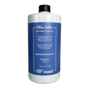 MAAD Blue Sitter Conditioner 1000ml – Επαγγελματική Ενυδατική Μαλακτική Κρέμα κατά των Κίτρινων Τόνων για Ξανθά & Λευκά Μαλλιά
