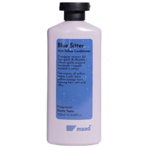 MAAD Blue Sitter Conditioner 250ml – Ενυδατική Μαλακτική Κρέμα κατά των Κίτρινων Τόνων για Ξανθά & Λευκά Μαλλιά