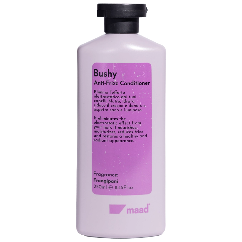 MAAD Bushy Conditioner Anti-Crespo 250ml – Θρεπτική Μαλακτική Κρέμα κατά του Φριζαρίσματος για Πυκνά & Ατίθασα Μαλλιά