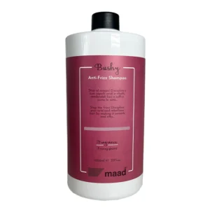 MAAD Bushy Shampoo Anti-Crespo 1000ml – Επαγγελματικό Σαμπουάν κατά του Φριζαρίσματος για Πυκνά & Ατίθασα Μαλλιά