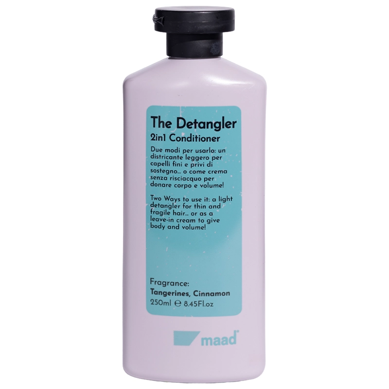 MAAD The Detangler Conditioner 250ml – Μαλακτική Κρέμα Ξεμπερδέματος & Leave-In για Λεπτά Μαλλιά