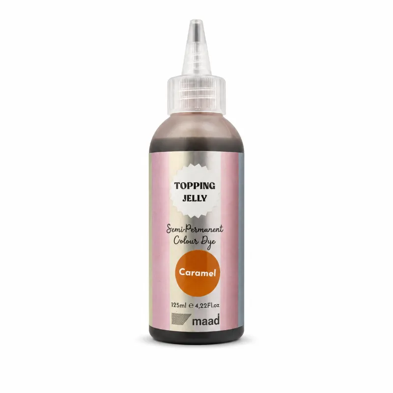 MAAD Topping Jelly Caramel Καραμέλα 125ml Χρωμομάσκα Τόνωσης για Ζεστό Καραμελένιο Αποτέλεσμα