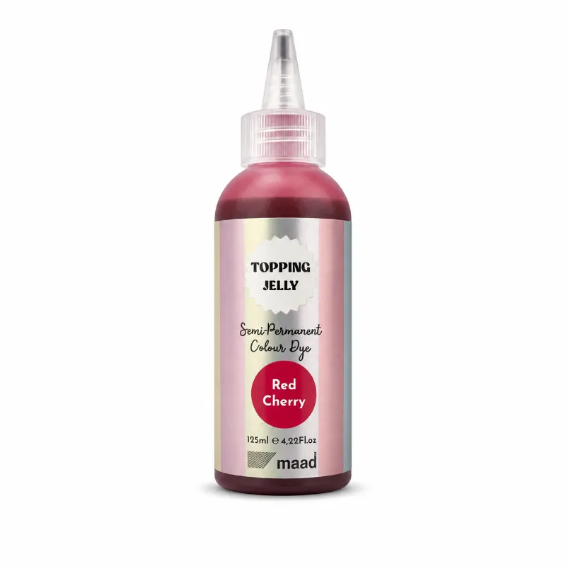 MAAD Topping Jelly Red Cherry Κόκκινο Κερασί 125ml Χρωμομάσκα Τόνωσης για Έντονο Κερασί Κόκκινο Αποτέλεσμα