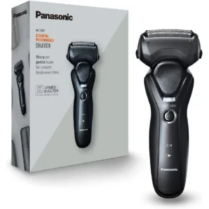 Panasonic ES-RT37-H503 Μαύρη – Επαναφορτιζόμενη Ξυριστική Μηχανή Προσώπου με 3 Λεπίδες & Trimmer
