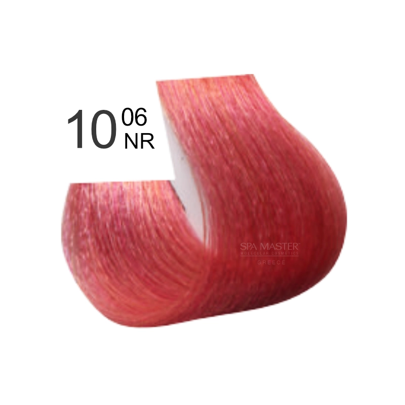 Spa Plex Color 10.06NR Extra Light Rose Blond, Πολύ Ανοιχτό Ροζ Ξανθό 100ml – Επαγγελματική Βαφή Μαλλιών Spa Master Color με Vitaplex Elixir