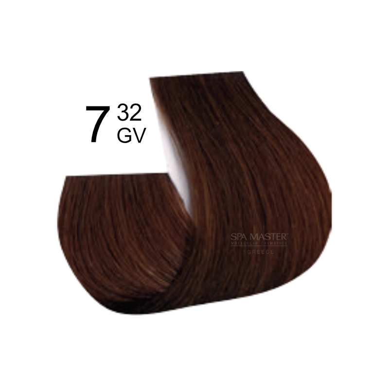 Spa Plex Color 7.32GV Rose Sand Blond, Ροζ Παστέλ Ξανθό 100ml – Επαγγελματική Βαφή Μαλλιών Spa Master Color με Vitaplex Elixir
