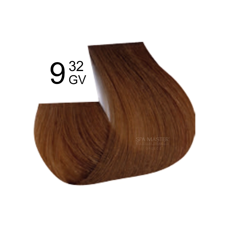 Spa Plex Color 9.32GV Very Light Rose Sand Blond, Πολύ Ανοιχτό Ροζ Παστέλ Ξανθό 100ml – Επαγγελματική Βαφή Μαλλιών Spa Master Color με Vitaplex Elixir