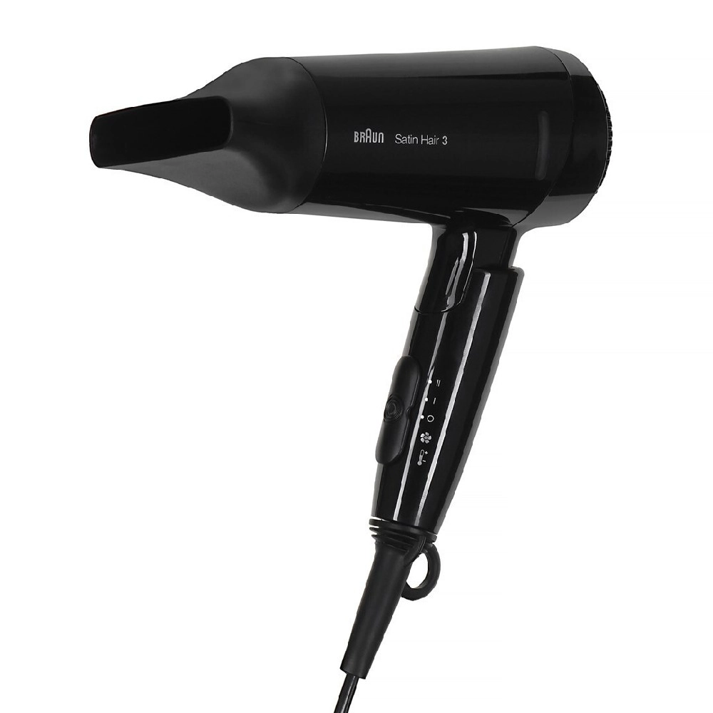 Braun Satin Hair 3 Style & Go HD350 1600W – Αναδιπλούμενο Σεσουάρ Μαλλιών Ταξιδίου με Ιονισμό & Dual Voltage - Image 2