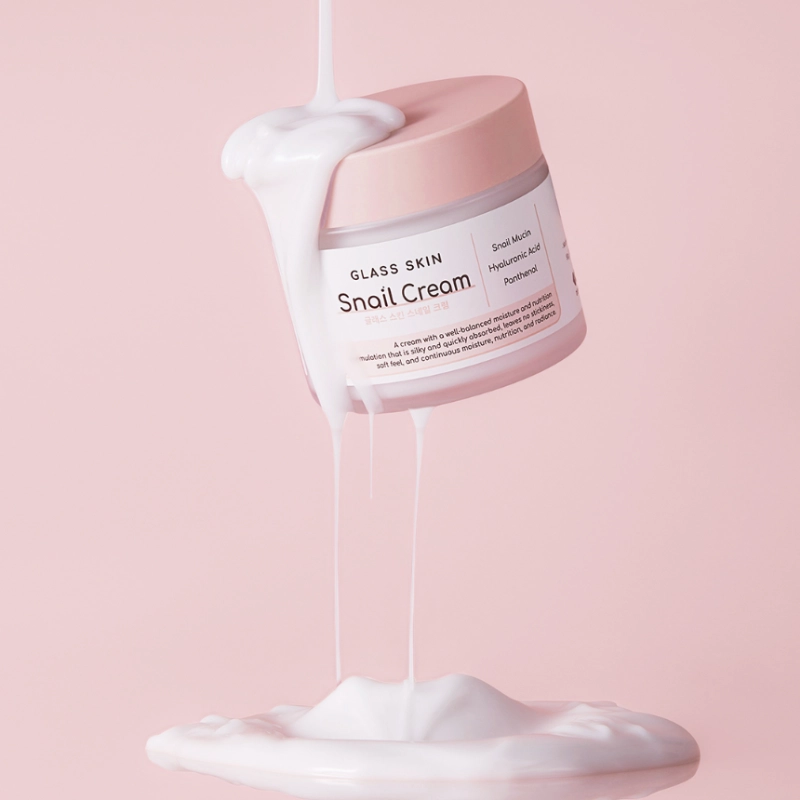 DEARBOO Glass Skin Snail Cream 80g – Κορεάτικη Ενυδατική Κρέμα-Gel Προσώπου με Βλέννα Σαλιγκαριού - Image 3