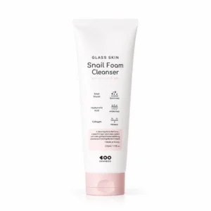DEARBOO Glass Skin Snail Foam Cleanser 230ml – Κορεάτικος Ενυδατικός Αφρός Καθαρισμού με Βλέννα Σαλιγκαριού