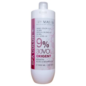 Spa Master Spa Color Oxigent Cream Developer 9% 30 Vol 1000ml Κρεμώδες Οξειδωτικό για Μόνιμη Βαφή και Ξάνοιγμα 2 έως 4 Τόνων