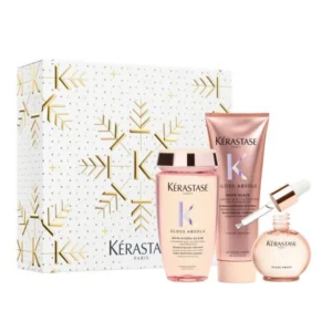 Kérastase Gloss Absolu Trio Holiday Set 2026 – Σετ Λάμψης & Ελέγχου Φριζαρίσματος για Μακριά Μαλλιά