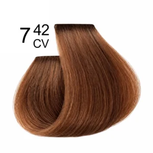 Spa Master Cream Color 7.42CV Χάλκινο Βιολετί Ξανθό Copper Violet Blond Επαγγελματική βαφή μαλλιών 100ml