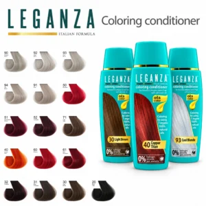Leganza Coloring Conditioner 150ml – Μαλακτική Κρέμα Μαλλιών με Χρώμα σε 16 Αποχρώσεις Χωρίς Αμμωνία & Οξυζενέ