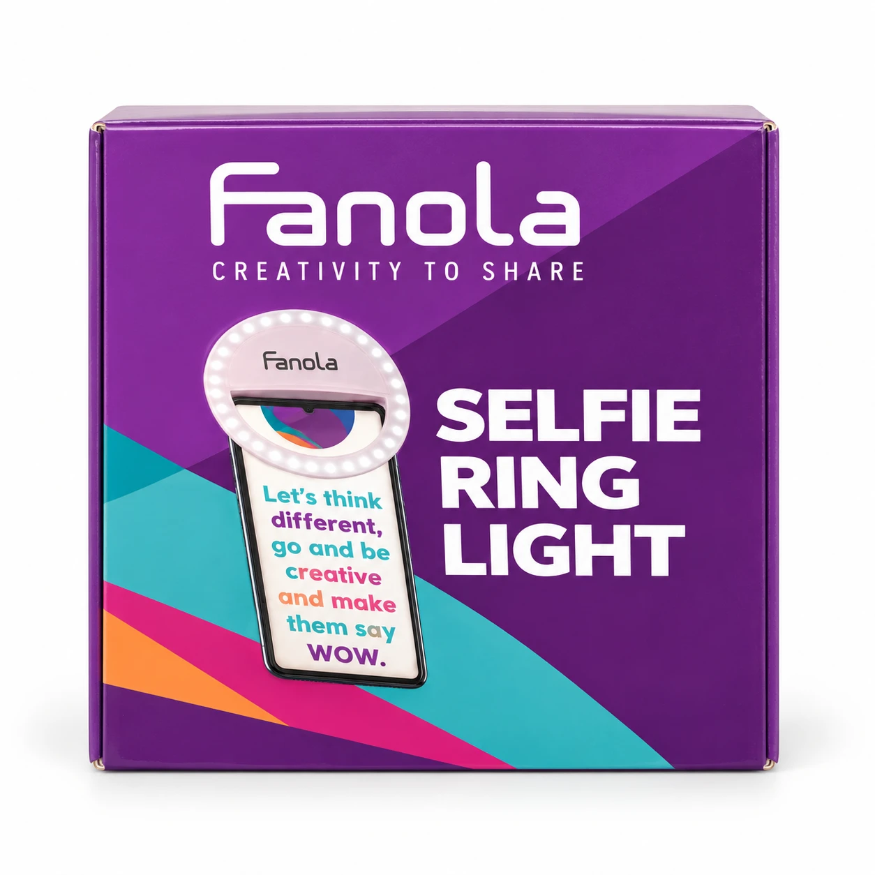 Fanola Selfie Ring Light – Φορητό LED Ring Light για Smartphone, Selfies, Reels & Φωτογραφίες Μαλλιών - Image 2