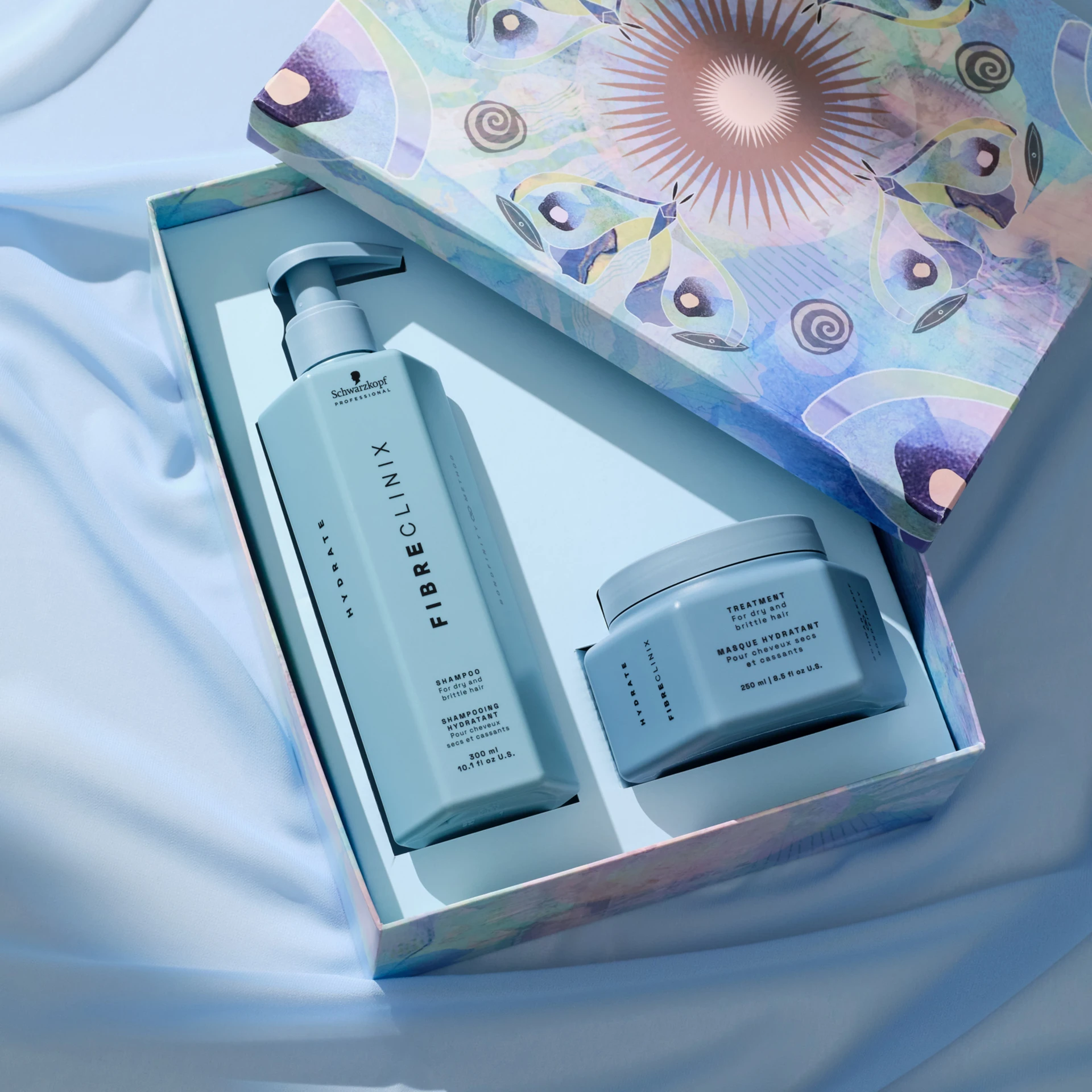 Schwarzkopf Professional Fibre Clinix Hydrate Gift Box – Σετ Εντατικής Ενυδάτωσης για Ξηρά & Εύθραυστα Μαλλιά - Image 2